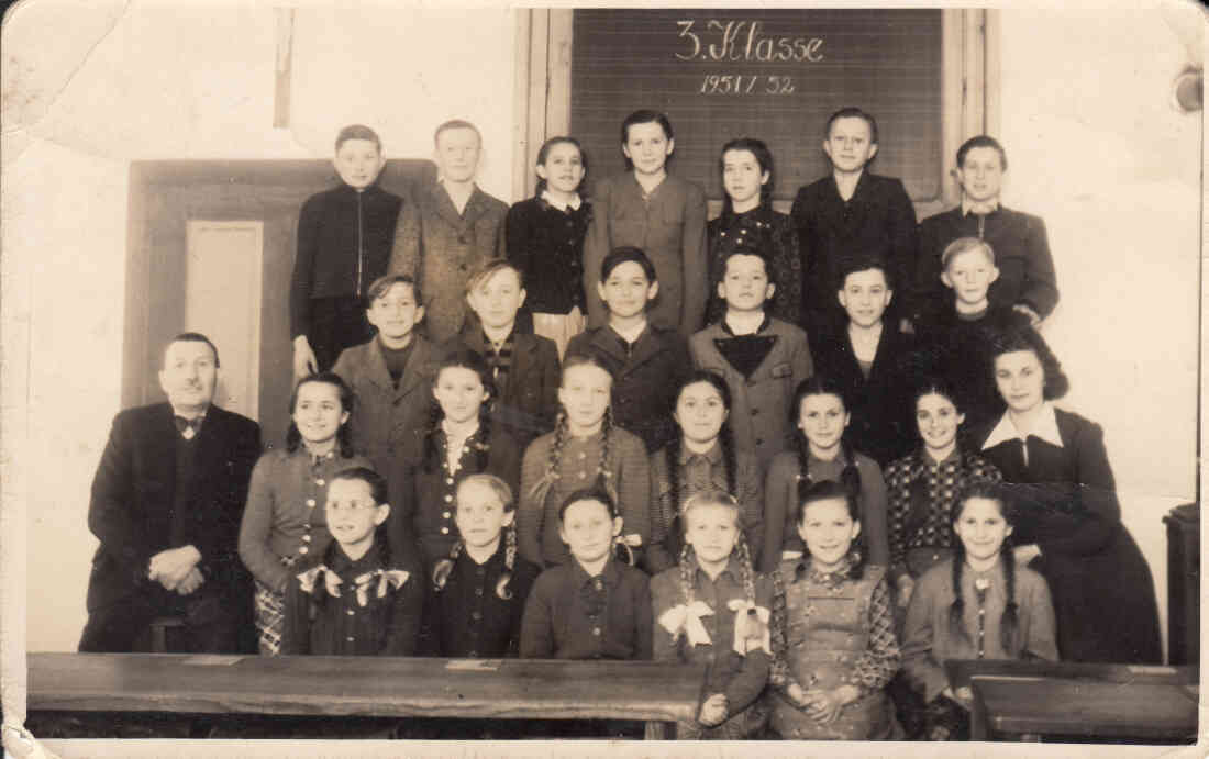 Schulfoto im Jahr 1951/1952